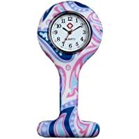 Los mejores  - Lancardo Reloj de Bolsillo Silicona Reloj Médico Doctor Enfermera Paramédico Prendedor de Broche Uniforme Dibujos…